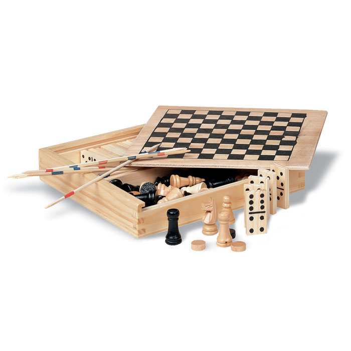 Wooden game box | Eco promotional gift